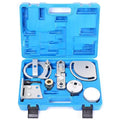 Volvo 8-piece carbon steel engine timing tool set for Land Rover and Volvo T6 engine repair.