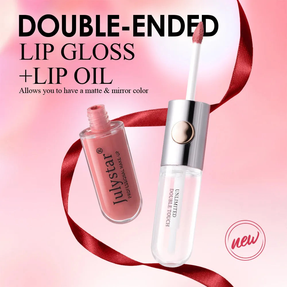 Women's lasting lip gloss tube in 6ml size showing available colour shades.