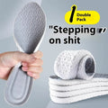 Breathable deodorant sports insoles in grey, black, and orange colours with high elasticity