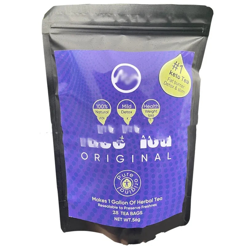 28 Day Slim Flat Tummy Tea collection for women with 16 herbal blends