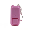 ZQ-202 personal safety alarm in pink, black, white, yellow or green colours, compact anti-pervert device for runners