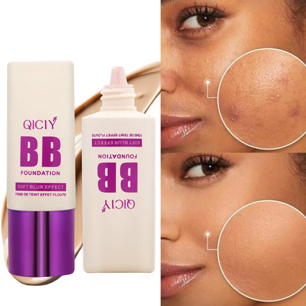 Feeding bottle design BB cream liquid foundation concealer in ten shade numbers