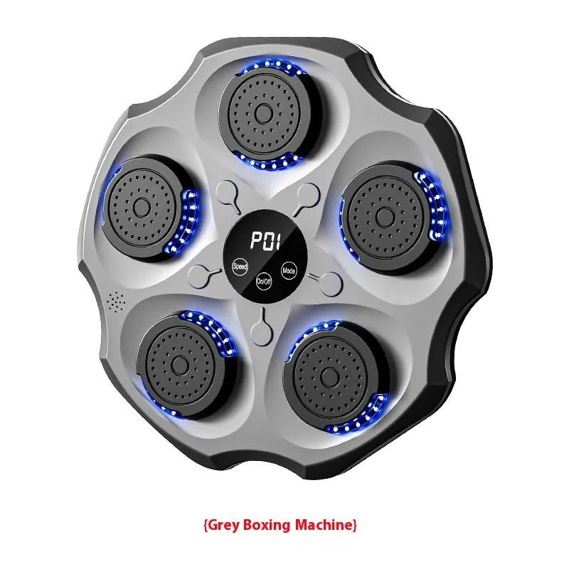 Black Bluetooth music boxing wall target hanging on wall with included boxing gloves