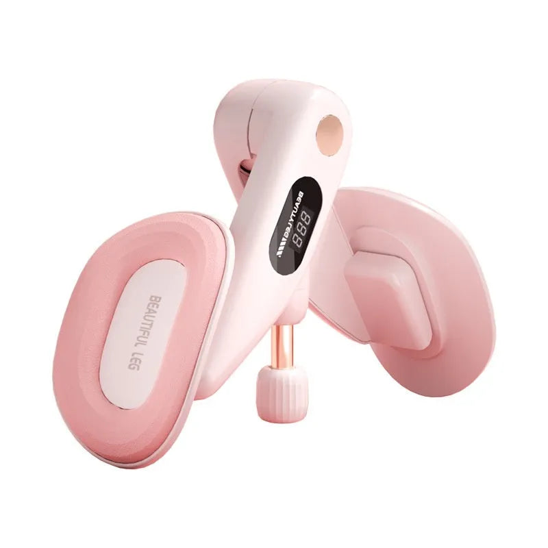 Pelvic floor muscle trainer counter device for Kegel exercises in blue, grey, green, and pink colours