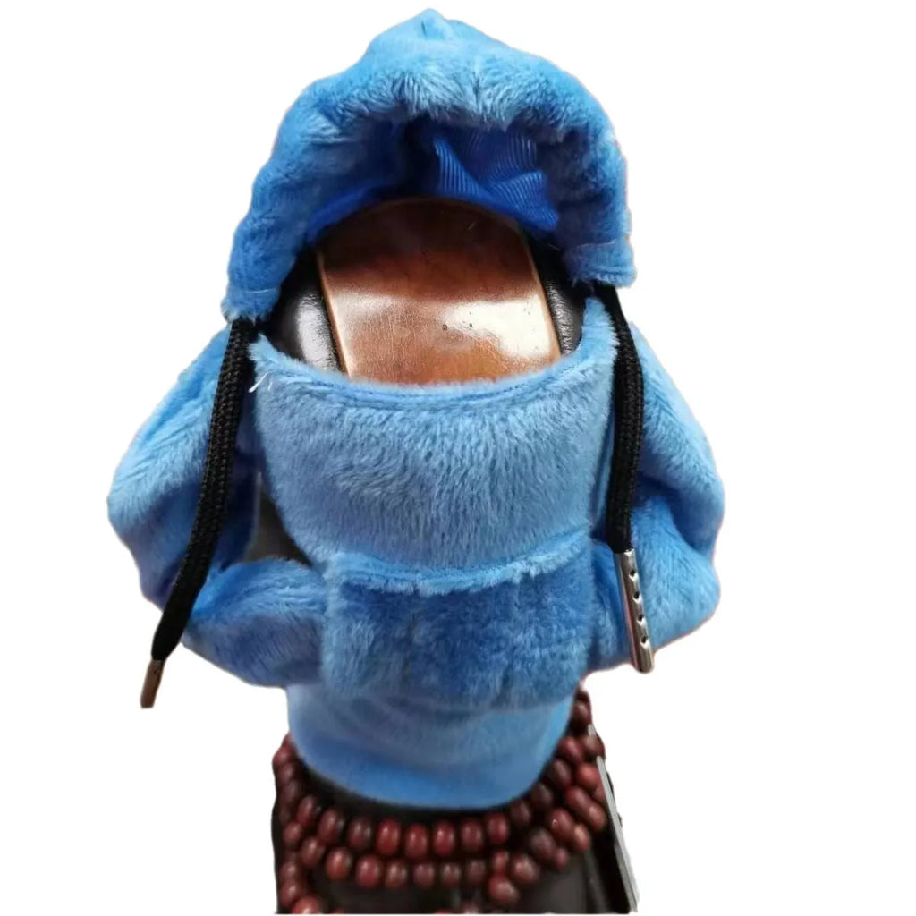 Dutch velvet car gear handle sleeve in multiple colours showing tight and loose fit versions