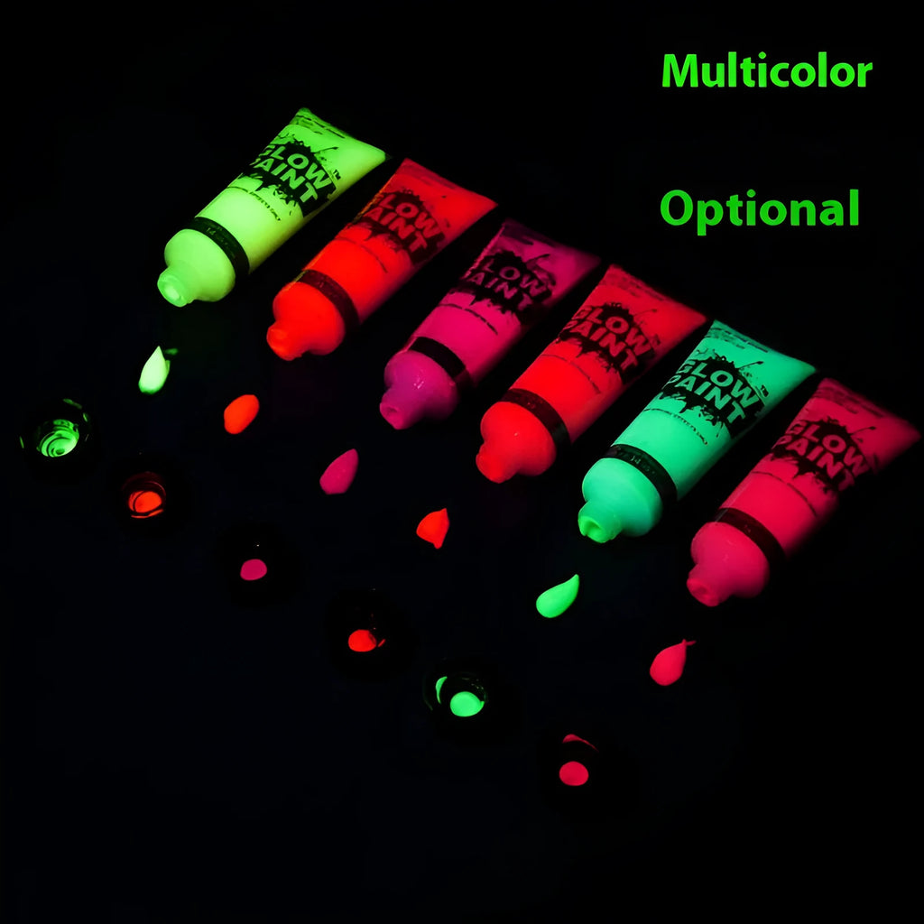 25ml tube of neon gouache face and body paint in a bright colour.