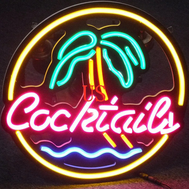 LED coffee neon billboard sign with mixed colours for commercial interior decoration