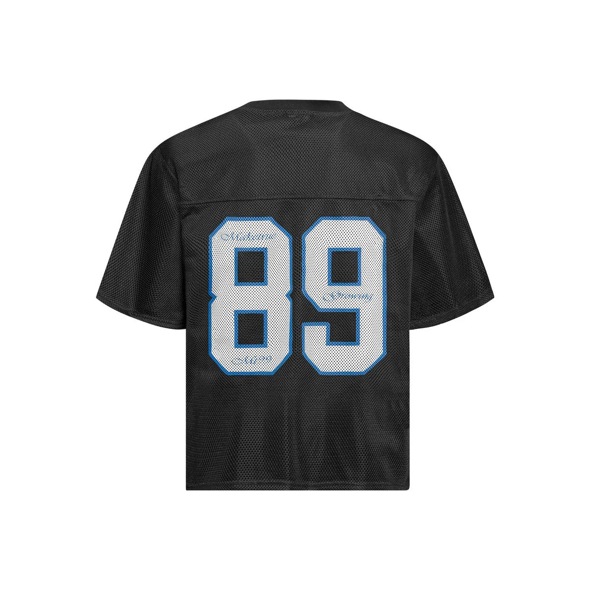 Men's loose-fitting casual t-shirt with alphanumeric print design in black or white colour