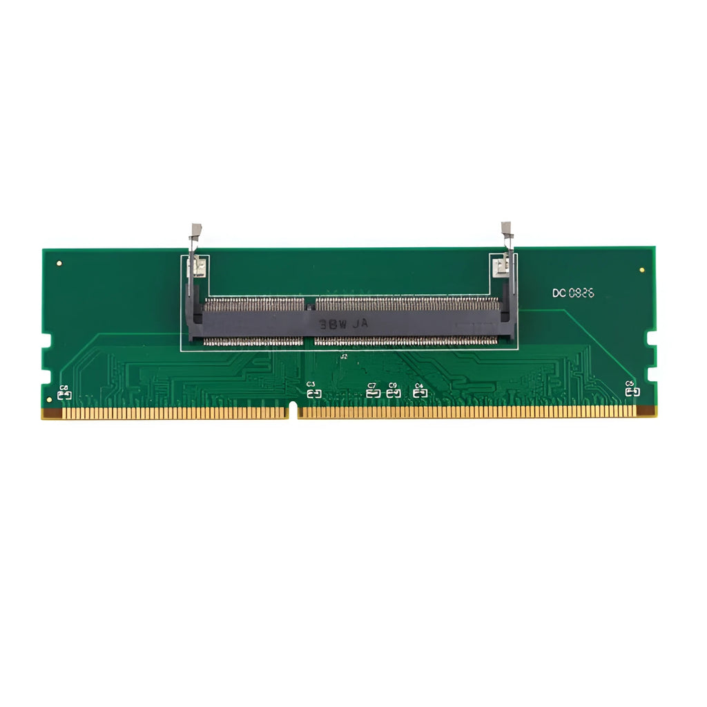 DDR4 laptop to desktop memory adapter card with electrostatic bag and memory stick