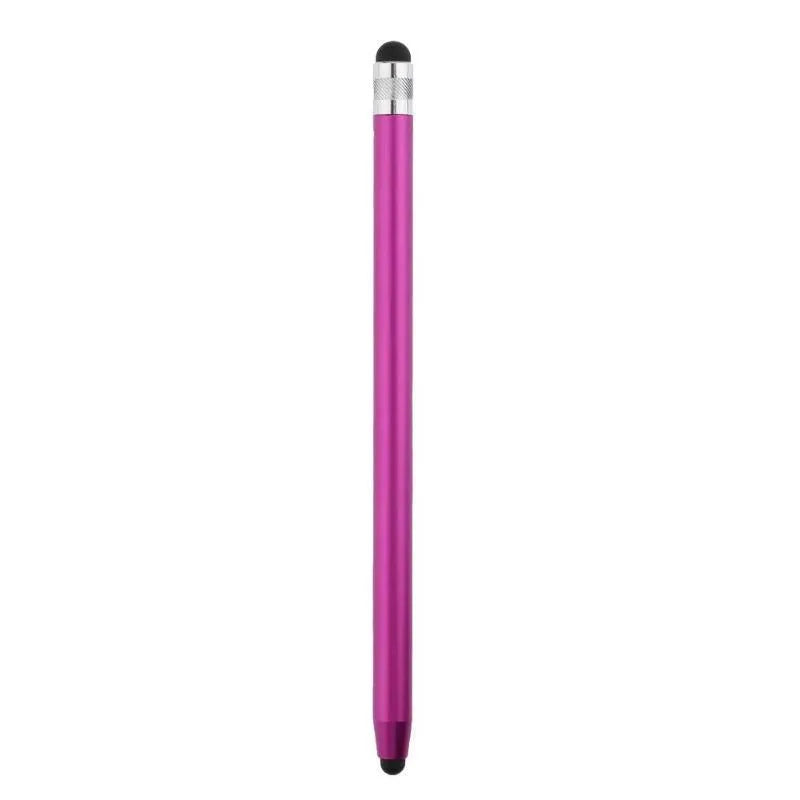 WK128 metal double-head painting pen stylus with conductive silicone tips for capacitive touch screens