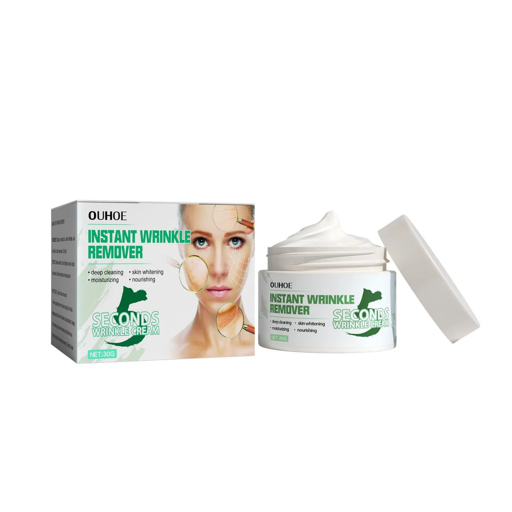 30g anti-wrinkle hydrating face cream in jar packaging for daily skincare