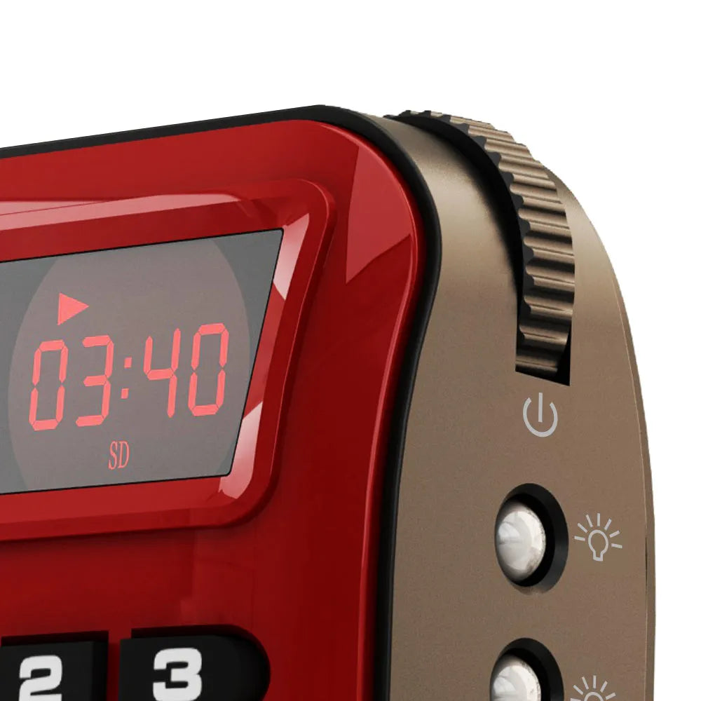 Rolton W405 portable FM radio speaker with MP3 player in compact design with LED screen
