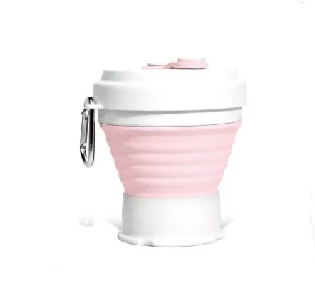 Blue quick refrigeration pinch cup showing cylindrical shape and pinch activation mechanism for beverage cooling
