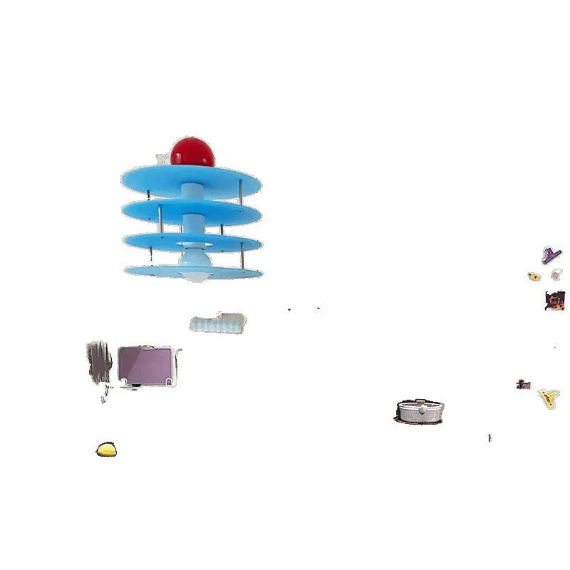 Simple Ph5 chandelier with adjustable macaron lighting elements for restaurant use