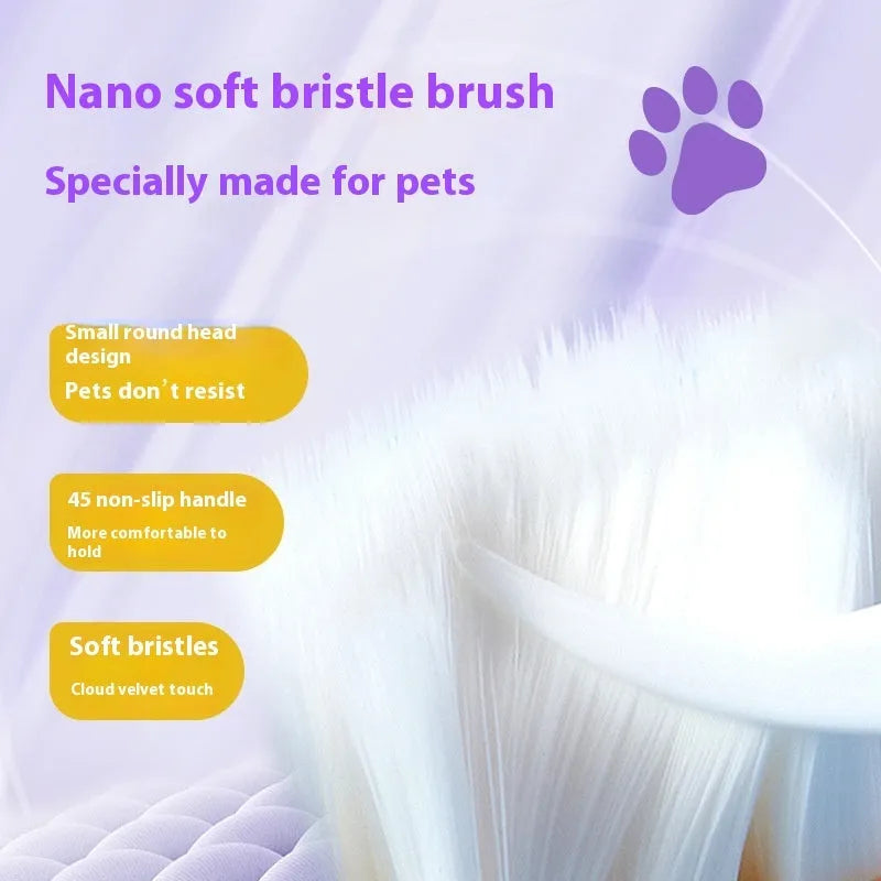 5ml pet teeth whitening pen for dogs and cats, a toothbrush applicator for tartar cleaning.