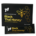 350g jar of Black Thai Honey T1 dark monofloral honey from Thai forests