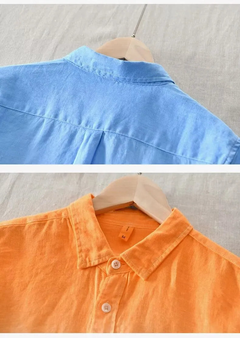 Casual slim-fit loose top coat for youth in dark blue, light blue, and yellow colour options