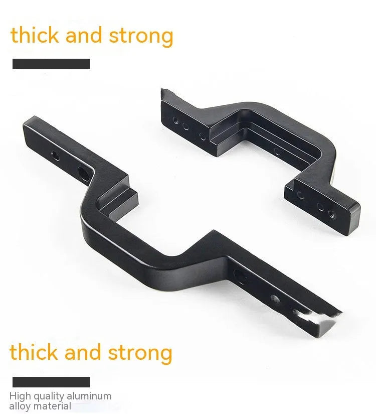 Black aluminum alloy LED reversing light bracket for Jeep Wrangler off-road vehicle