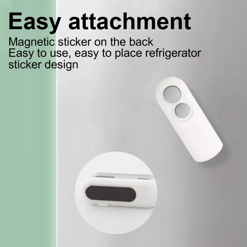 White handheld USB rechargeable heat sealing machine for chip bags with magnetic back and cutter