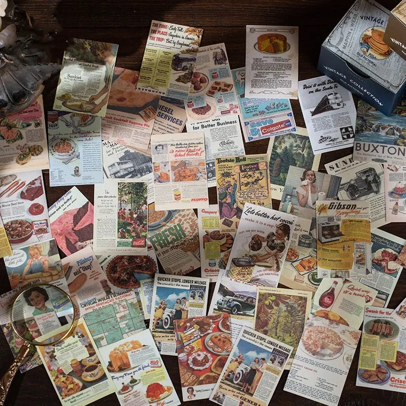 Box of 320 retro note stickers in Secret Land colour theme, each measuring 4cm by 6cm.