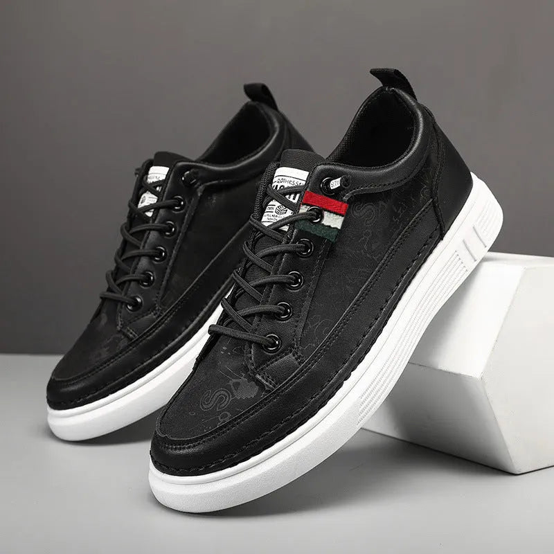 Men's grey high-top casual sneakers with round toe and PVC sole on a white background.