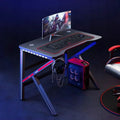 Dark Awakening home fashion gaming computer desk, man-made board, 80x60x75cm, simple solid colour design
