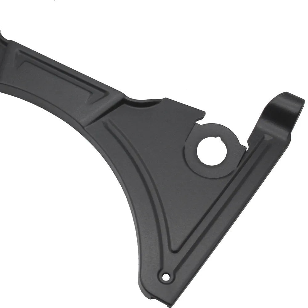 Black motorcycle cockpit fairing panel for BMW R1250GS and R1200GS adventure bikes