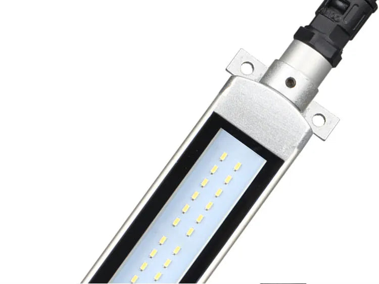 Industrial LED three-proof work light with aluminium housing and tempered glass cover for CNC lathes