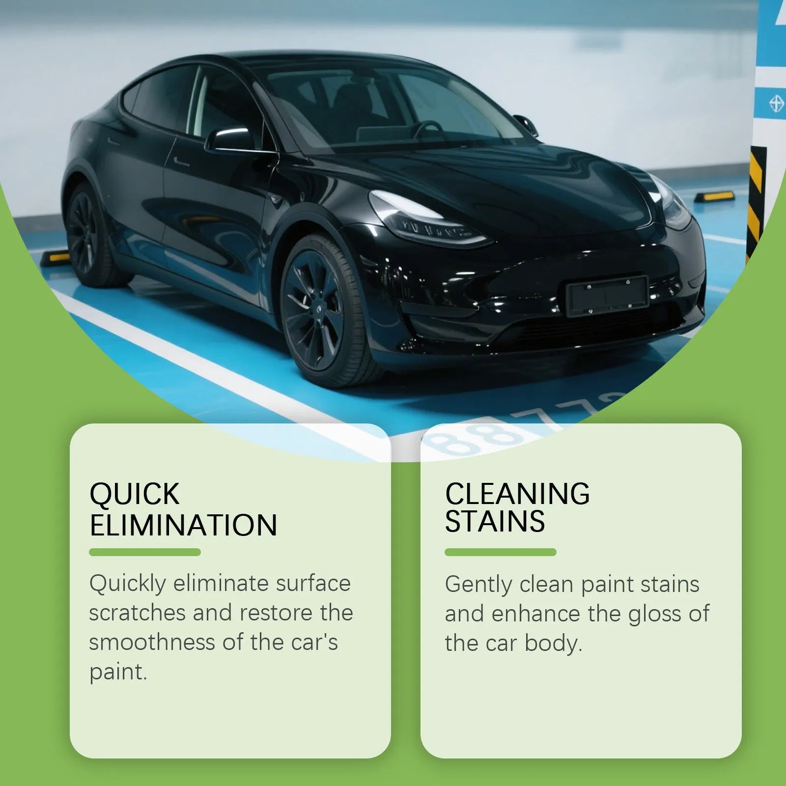100g car paint scratch recovery cream tube with applicator for automotive paint maintenance