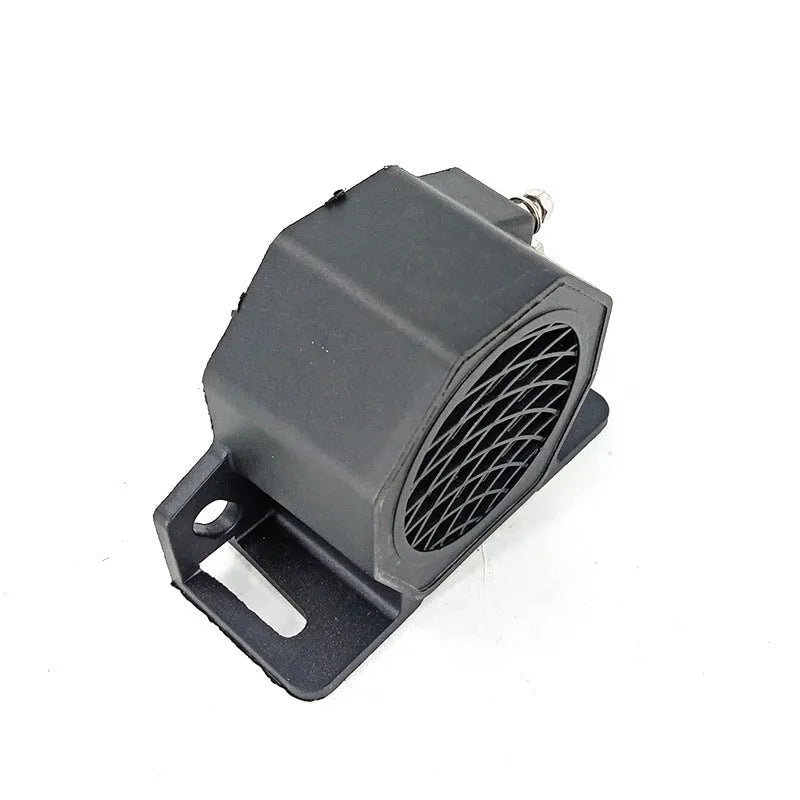 Black GQ-208A reversing buzzer horn for vehicle safety with 12-80V voltage range