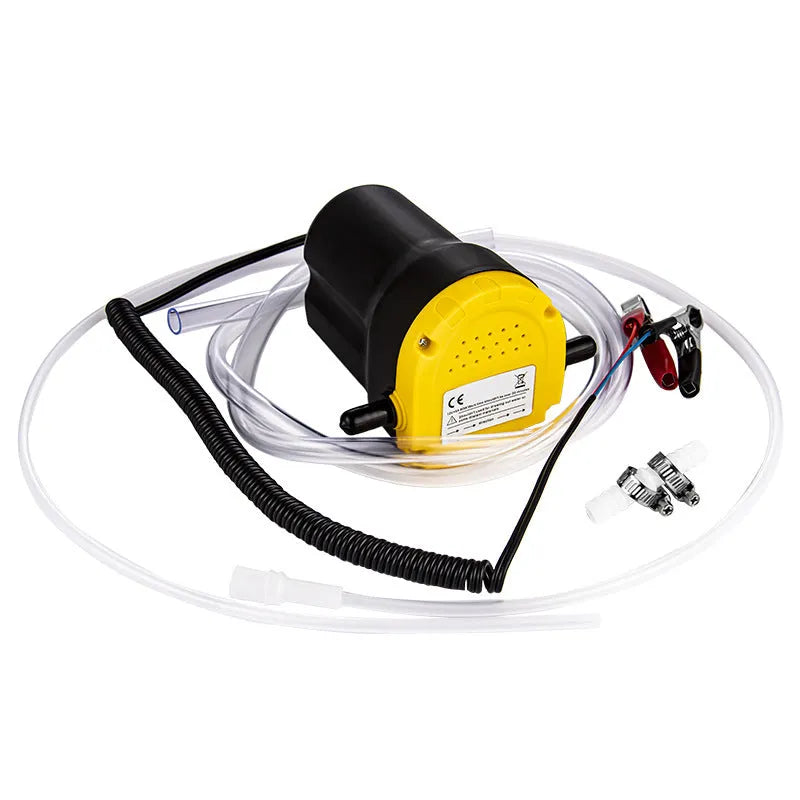 12V electric self-priming oil gear pump with plastic body for engine oil transfer