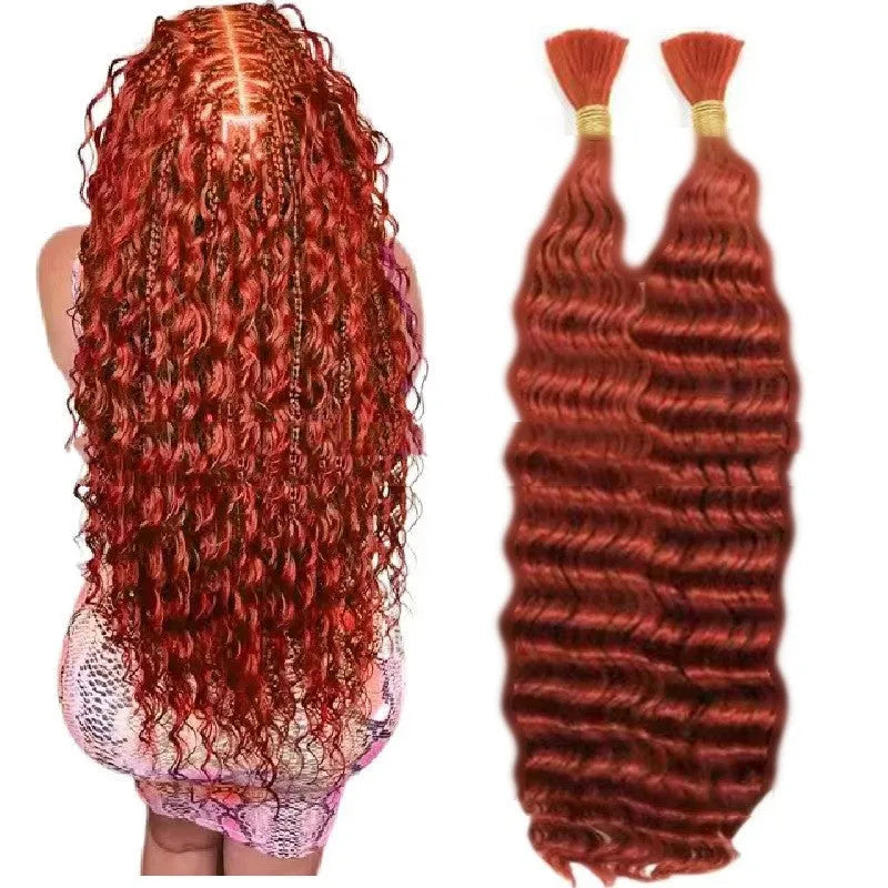 Boho braids beachwave synthetic hair extension deep twist 30 inch 120g domestic silk
