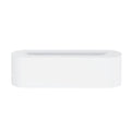 Square black USB aroma diffuser with colourful flame lighting effect and water tank