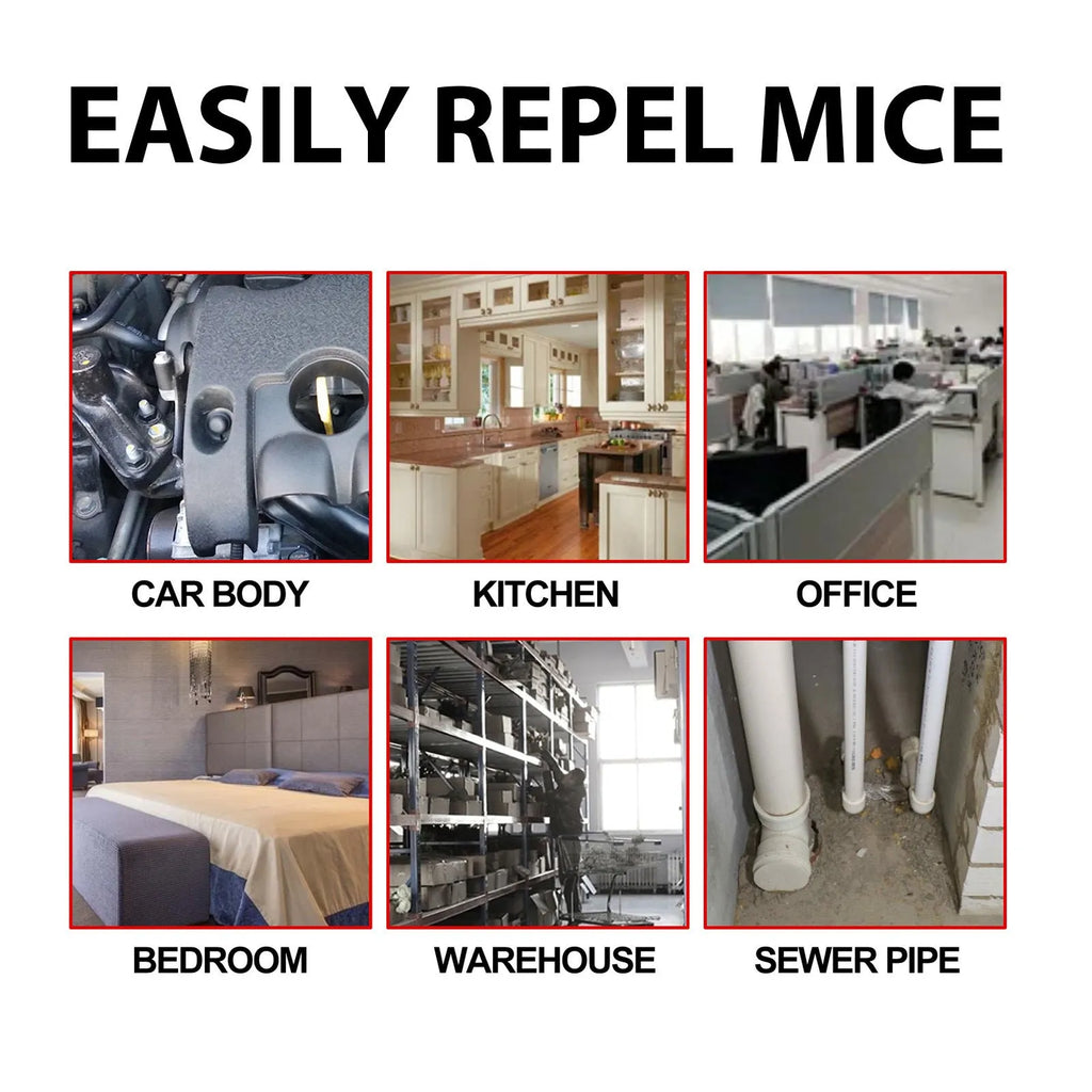 60ml natural mouse repellent spray bottle with essential oil formula for homes and cars