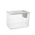 Black or white Betta fish tank with cover, 32cm long by 18.5cm wide by 23cm high