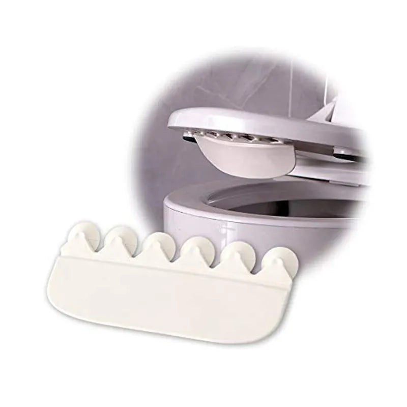 White PVC toilet urine blocking board for children's toilet training splash prevention