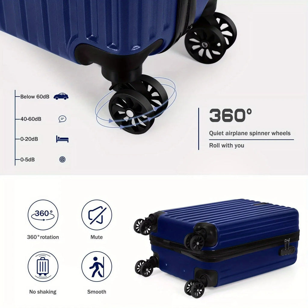 Aluminium alloy luggage set with 14 inch and 20 inch trunks and towel for men's travel