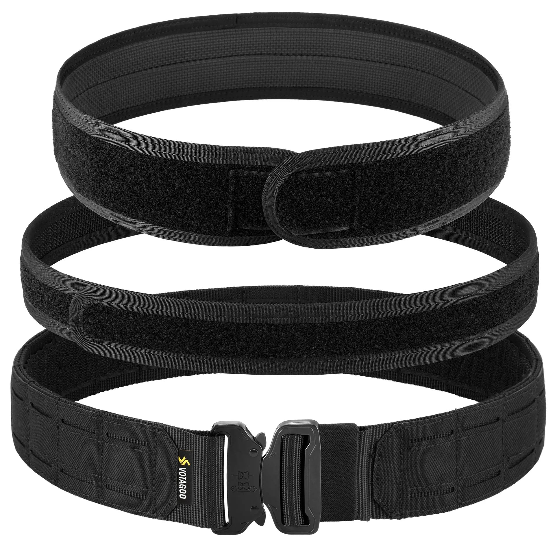 2-inch thick tactical waist belt with quick-release alloy buckle in CP camouflage colour