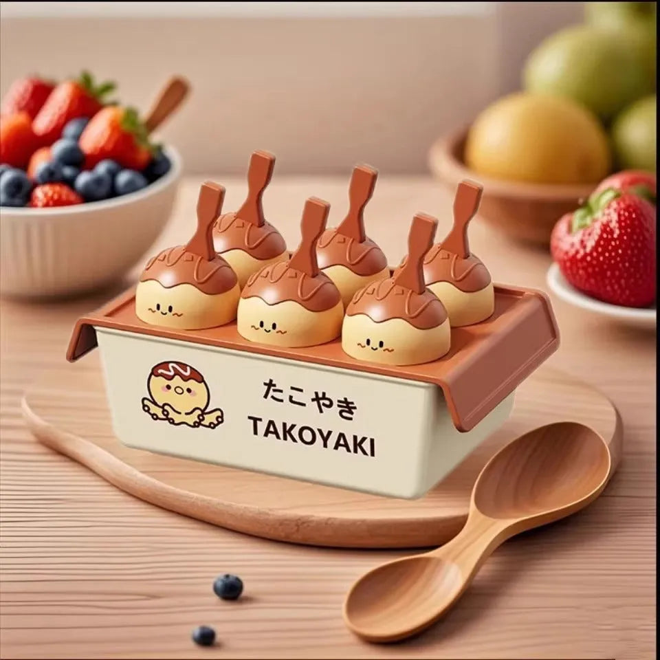 Plastic octopus balls ice cream mould with modern simplicity styling