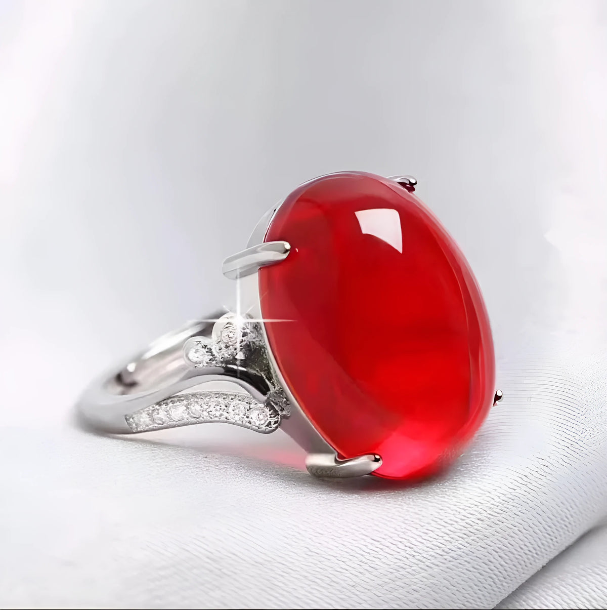 Adjustable natural sapphire ring with geometric ethnic design in alloy with five colour choices