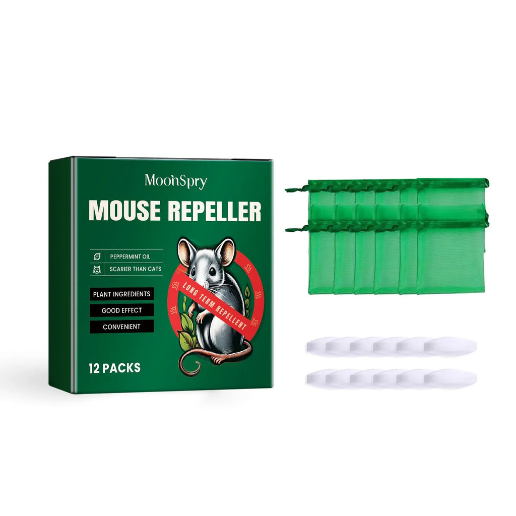 60ml natural mouse repellent spray bottle with essential oil formula for homes and cars