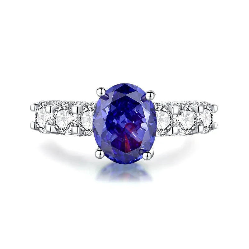 Heart-shaped sterling silver ring with a faceted ice flower cut zircon stone in a tan sang colour.