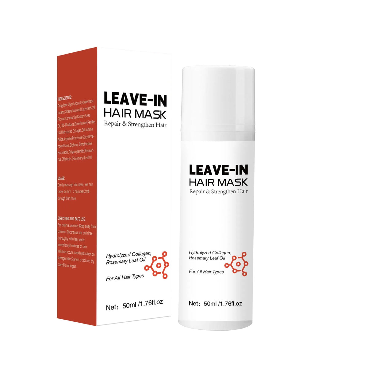 50ml frizzy hair conditioner bottle for soft hair replenishment with FP-5 export classification