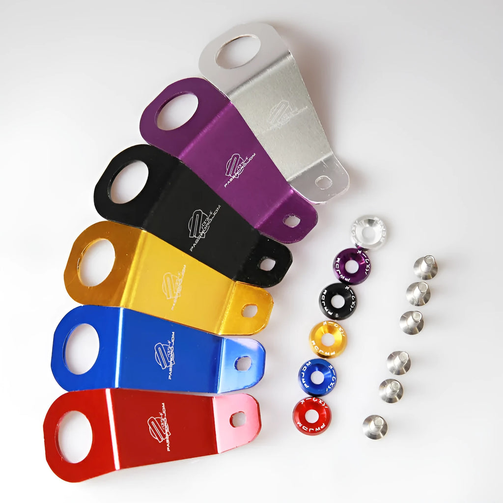 Aluminium alloy radiator bracket for Honda Civic EG water tank mounting in six colour options
