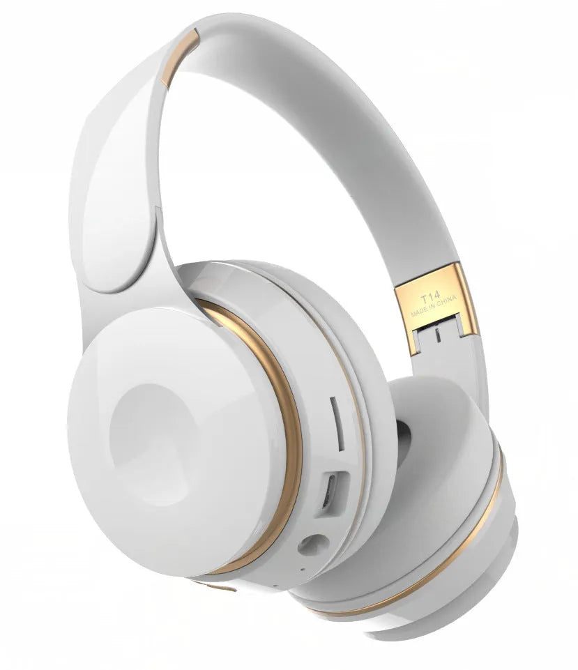 Foldable Bluetooth wireless headset in multiple colours for running and mobile phone use