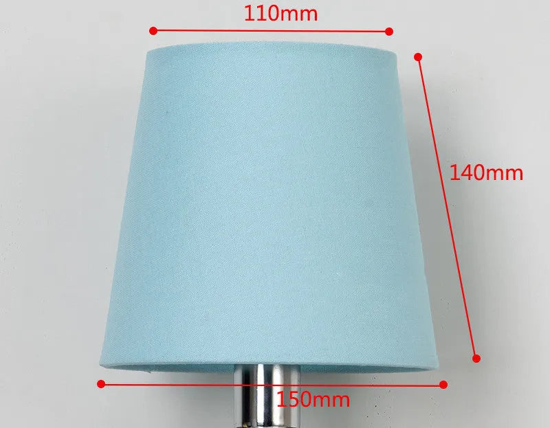 Mini modern minimalist fabric lampshade for pendant lights in a selection of colours.