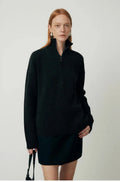 Loose lapels women's wool bandage dress in black or grey for autumn winter wear