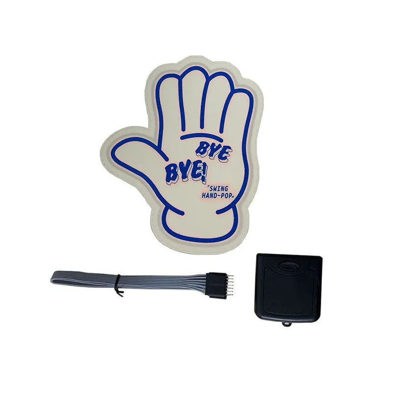 Luminous wall stickers with LED lighting and battery driver unit for window decoration