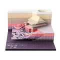 One Piece anime architecture hand-torn sticky notes in 80x45mm size on craft paper.