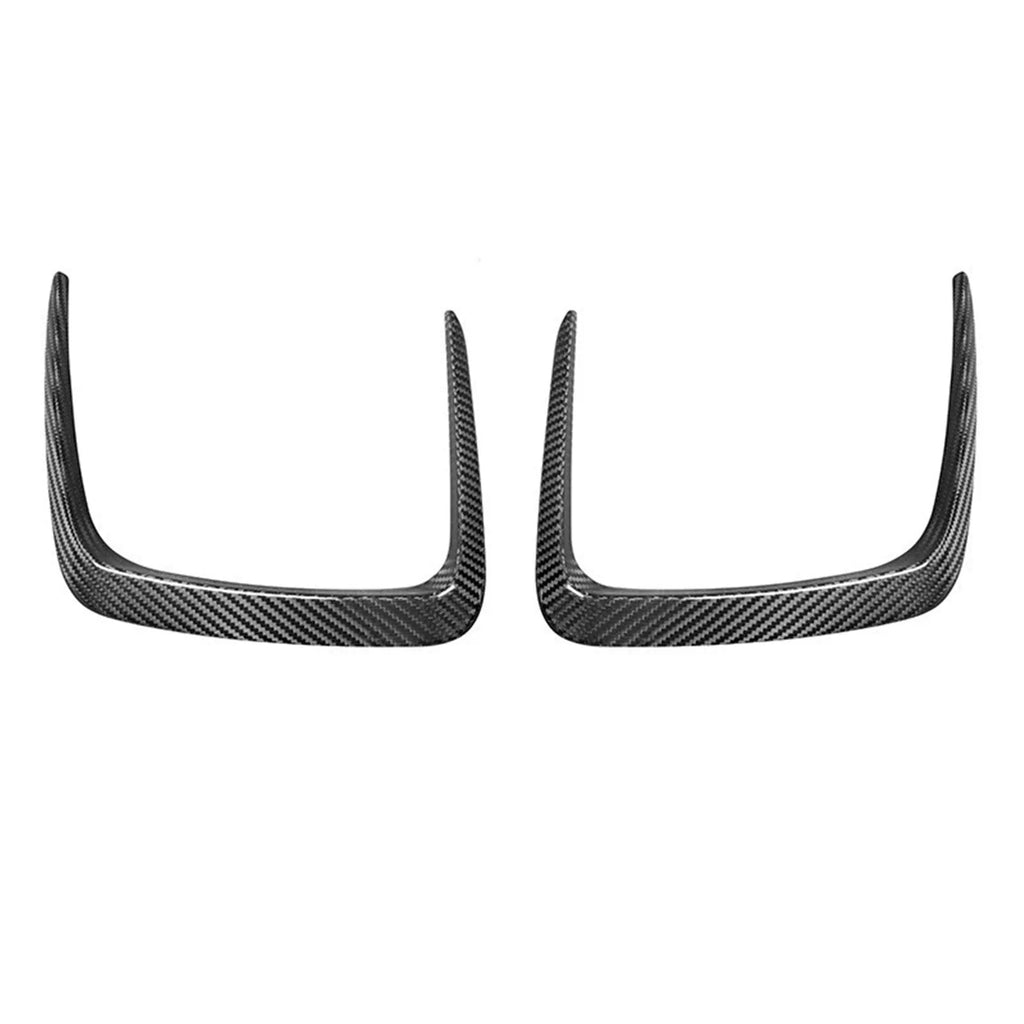 Black dry carbon fibre front bumper grille with 3K weave for BMW M3 M4 G80 G82 models.